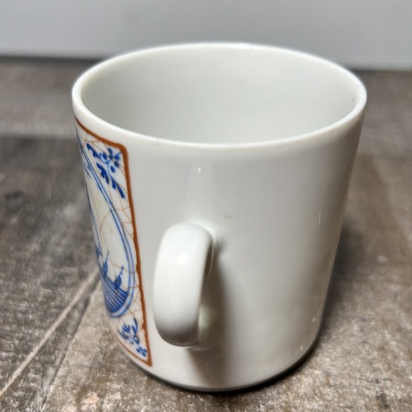 Kronester Bavaria Germany Porcelain Espresso Cup w/ Scenic Ocean Fishing Panel. - Picture 4 of 6